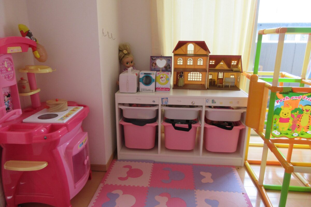 整理収納実践part2 子どもが自分で楽しく遊び 片付けできる部屋づくり 駿河屋 自然素材 天然素材を使った注文住宅 リノベーション フルリフォーム 健康住宅なら東京都墨田区の駿河屋